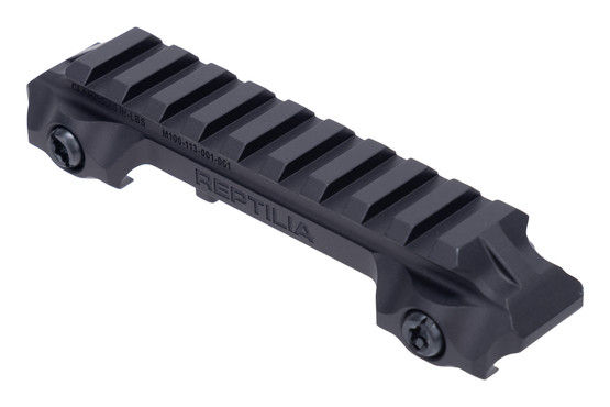 Reptilia 9 Slot RMU Mount with 0.625” Height has a black anodized finish